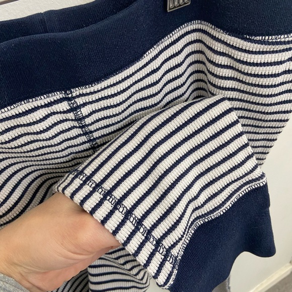 JCrew Women’s Striped Navy/White Long Underwear - Picture 3 of 5